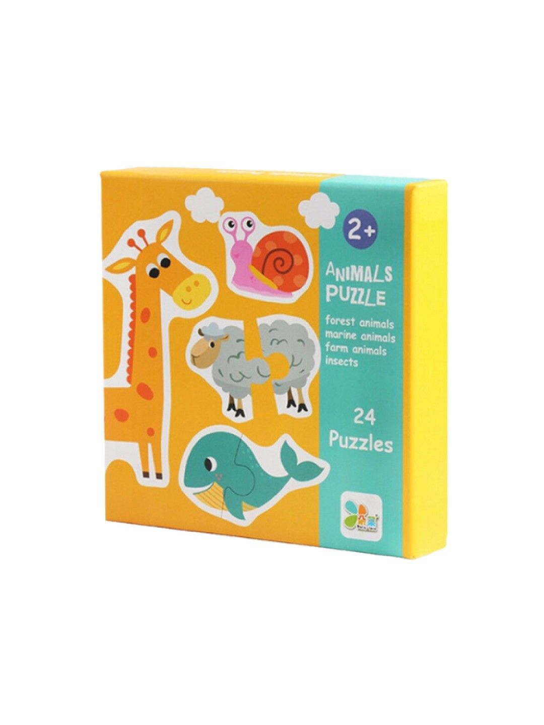 Ksmtoys My First Words Educational Puzzle - Self-Correcting Animal Puzzle For Early Reading (EN20959)